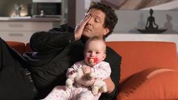 Baby frei Haus: Christoph Baumgartner und Baby Rosi