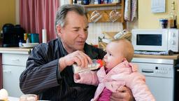 Baby frei Haus: Kurt Schollwer und Baby Rosi