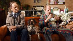 Hans und Joachim auf dem Sofa