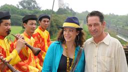 Fabian und Susanne beim Sightseeing in Vietnam