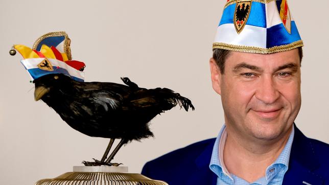 Bild: WDR/dpa/Sven Hoppe Der bayerische Finanzminister Markus Söder ist Träger des Ordens "Wider den tierischen Ernst 2016".