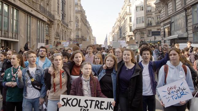 Bild: WDR/B-Reel Films Mit ihrem Schulstreik hat Greta die weltweite Jugendbewegung FRIDAYS FOR FUTURE in Gang gesetzt.