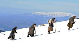 Die Flucht aus dem sibirischen Gulag in die 4000 Meilen entfernte Mongolei führt die Männer durch Eis und Schnee.