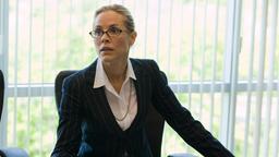 Die skrupellose Managerin Sally Wilcox (Maria Bello) entlässt sogar ihren eigenen Geliebten.