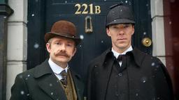 Ein Special der BBC-Reihe "Sherlock" führen Sherlock Holmes (Benedict Cumberbatch, re.) und Dr. Watson (Martin Freeman) in das Jahr 1895