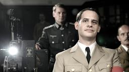 Josef Goebbels (Moritz Bleibtreu) ist sehr zufrieden mit der Wirkung des von ihm initiierten Propagandafilms.