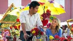 Juliane (Ursula Karven) und Mohan (Steve Yap) finden einander sympathisch.