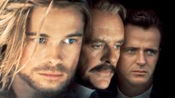 Legenden der Leidenschaft: Colonel William Ludlow (Anthony Hopkins) mit seinen beiden ältesten Söhnen Alfred (Aidan Quinn) und Tristan (Brad Pitt).