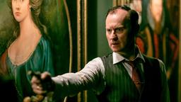 Mycroft (Mark Gatiss) muss Sherlock die Wahrheit über ihre Schwester Euras sagen.