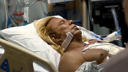 Nach einem besonders schweren Kampf landet Randy Robinson (Mickey Rourke) im Krankenhaus.
