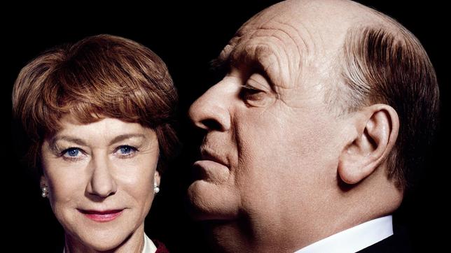 Bild: ARD Degeto Plakatmotiv - Alma Reville (Helen Mirren, li.) und Alfred Hitchcock (Anthony Hopkins)