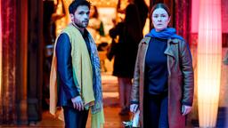 Anne Marie Fuchs (Lina Wendel) und Youssef el Kilali (Karim Cherif)