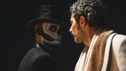 Sektenführer Kayman (Kristof Coenen, re.) und sein Vertrauter Bokor (Claude Musungayi) führen die Voodoosekte an.