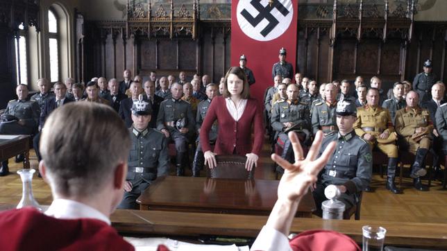 Bild: BR Sophie Scholl vor Gericht