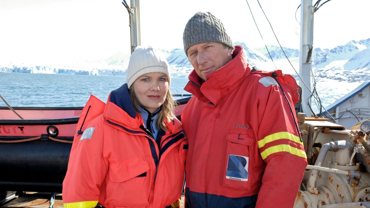 Martin und Nina auf dem Forschungsschiff