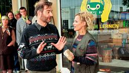 Stress mit dem Ex: Moni (Sonja Kirchberger) im Clinch mit ehemaligen Ehemann Rüdiger (Heinrich Schafmeister).