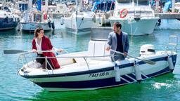 Xavi (Clemens Schick) und Fina (Anne Schäfer) begeben sich auf See in große Gefahr.