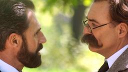 Zwischen Josef Breuer (Ben Cross, li.) und Friedrich Nietzsche (Armand Assante) kommt es zu einem intensiven Gedankenaustausch.