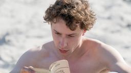 Ed (Jonathan Berlin) liest am Strand