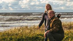 Lebensfreude: Thomas Wintersperger (Ulrich Tukur) mit Max' Enkelin beim Drachensteigen an der Ostsee.
