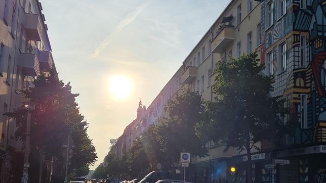 Sonne in der Stadt