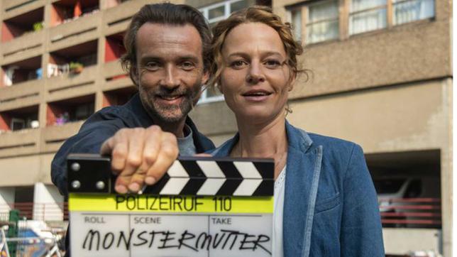 Bild: rbb/Oliver Feist Drehstart für den "Polizeiruf 110: Monstermutter" mit Lucas Gregorowicz und Maria Simon