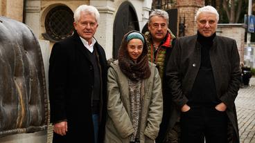 Bild: BR/ARD Degeto/Bavaria Fernsehproduktion/Walter Wehner Von links: Miroslav Nemec, Cosmina Stratan, Markus Imboden und Udo Wachtveitl