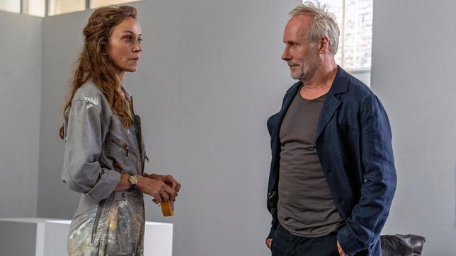 Bild: HR/Bettina Müller Anette Baer (Jeanette Hain) und Paul Brix (Wolfram Koch)