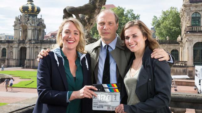 Bild: MDR/Andreas Wünschirs Drehstart: Tatort "Auge um Auge"