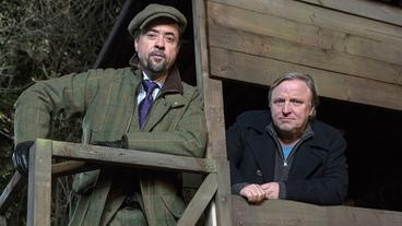 Bild: WDR/Thomas Kost Jan Josef Liefers (l) als Prof. Karl-Friedrich Boerne und Axel Prahl (r) als Kommissar Frank Thiel.