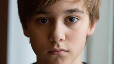 Louie Betton ist Kaleb Rubin (14).