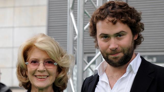 Christiane Hörbiger und der Regisseur Florian Baxmeyer