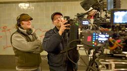 Dreharbeiten zu "Gegen den Kopf": Regisseur Stephan Wagner (li.) und Kameramann Thomas Benesch