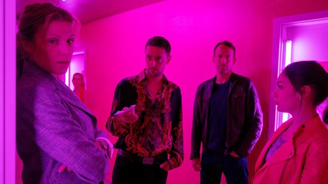 Bild: NDR/Christine Schroeder Julia Grosz (Franziska Weisz), Roman Kainz (Roland Bonjour), Thorsten Falke (Wotan Wilke Möhring), Voica Barbu (Emma Dragunova) - v.l.n.r.
