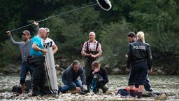 Am "Tatort"-Set: An der Isar.