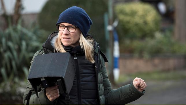 Regisseurin Dagmar Seume am Set vom "Tatort: Durchgedreht".