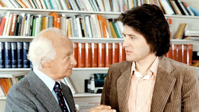 Bild: hr/Kurt Bethke Walter Schermann (Paul Hoffmann) und Dr. Offenbach (Christian Quadflieg)