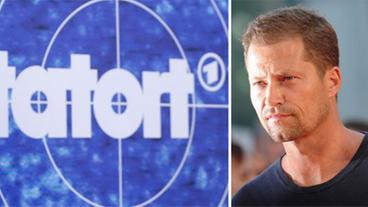 Til Schweiger neben dem Tatort-Logo