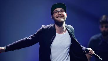 Bild: NDR Mark Forster bei seinem Gastauftritt beim deutschen ESC-Vorentscheid.
