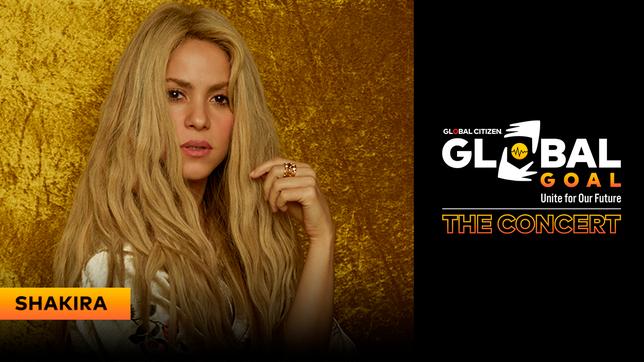 Bild: Global Citizen Shakira bei Global Goal, das Konzert