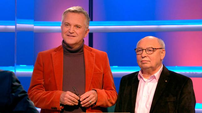 Bild: NDR Jörg Knör und Hans-Joachim Heist // ARD/NDR DAS QUIZ MIT JÖRG PILAWA (79), am Donnerstag (08.04.21) um 16:10 Uhr im ERSTEN.