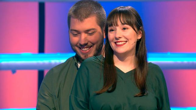 Bild: ARD Das Kandidatenpaar Lukas Mende und Mareike Strub