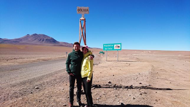 Natalie und Dirk in Chile