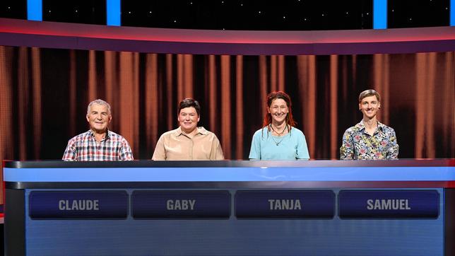 Die Kandidat:innen: Claude Blattner, Gaby Koopmann, Tanja "Bibi" Kluge und Samuel Schäfer.