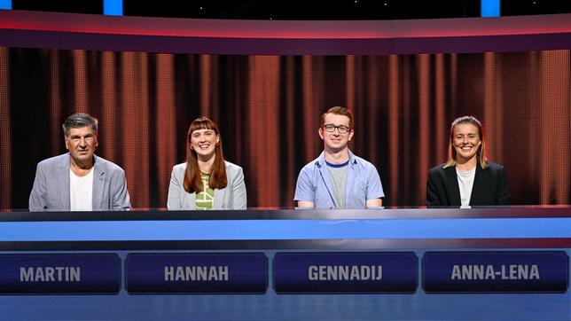 Die Kandidat:innen: Martin Sawatzki, Hannah Brand, Gennadij Heidel und Anna-Lena Pittelkow.