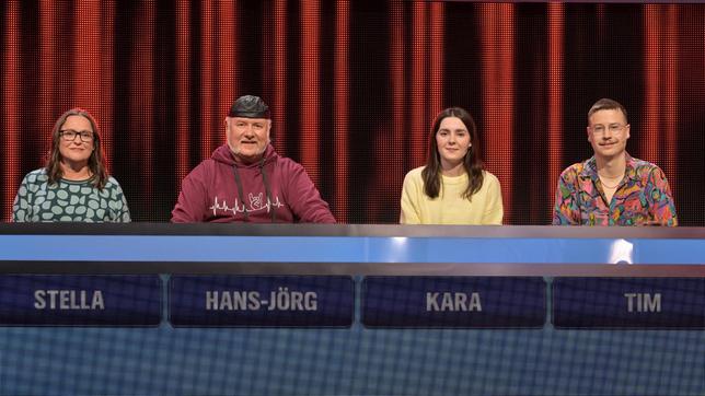 Die Kandidat:innen (v.l.n.r. am Panel):  Stella Kunkel, Hans-Jörg Heitmann, Kara Gliem und Tim Kuppler.