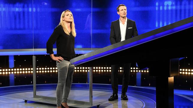 Bild: NDR/Uwe Ernst Nia Künzer und Alexander Bommes