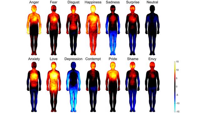 Körperkarte der Gefühle