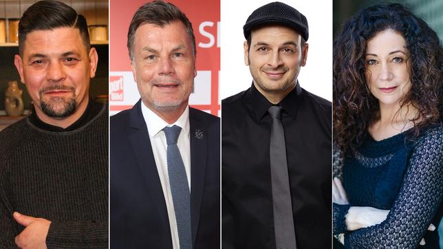 Bild: BREUEL BILD; 100 por imago sport; Nadine Dilly; Loredana La Rocca Tim Mälzer, Thomas Helmer, Kaya Yanar und Barbara Wussow (v.l.n.r.)