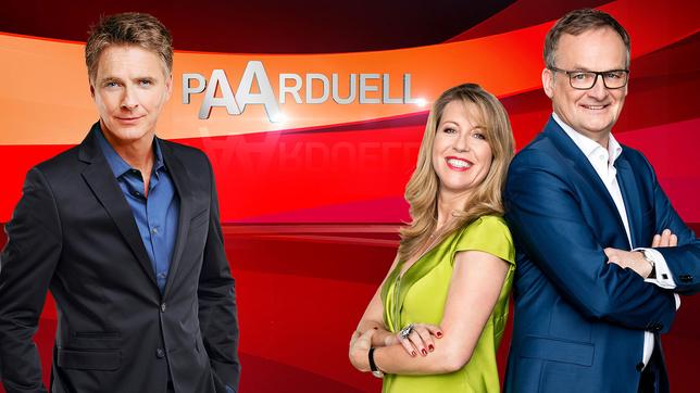 "Paarduell" mit Jörg Pilawa, Anne Gesthuysen und Frank Plasberg